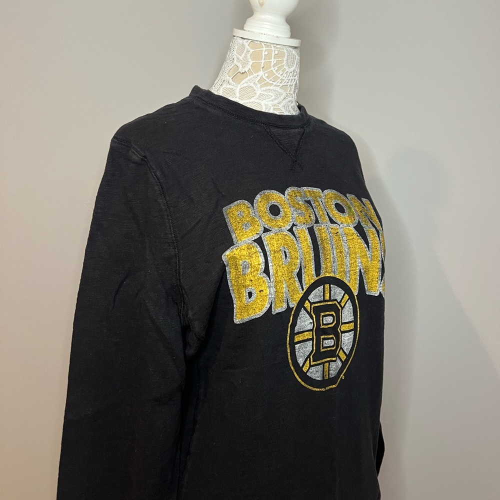 Vintage Boston Bruins Black Crewneck